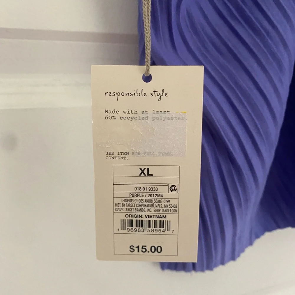 A.new day - purple top. Size XL - Picture 4 of 4